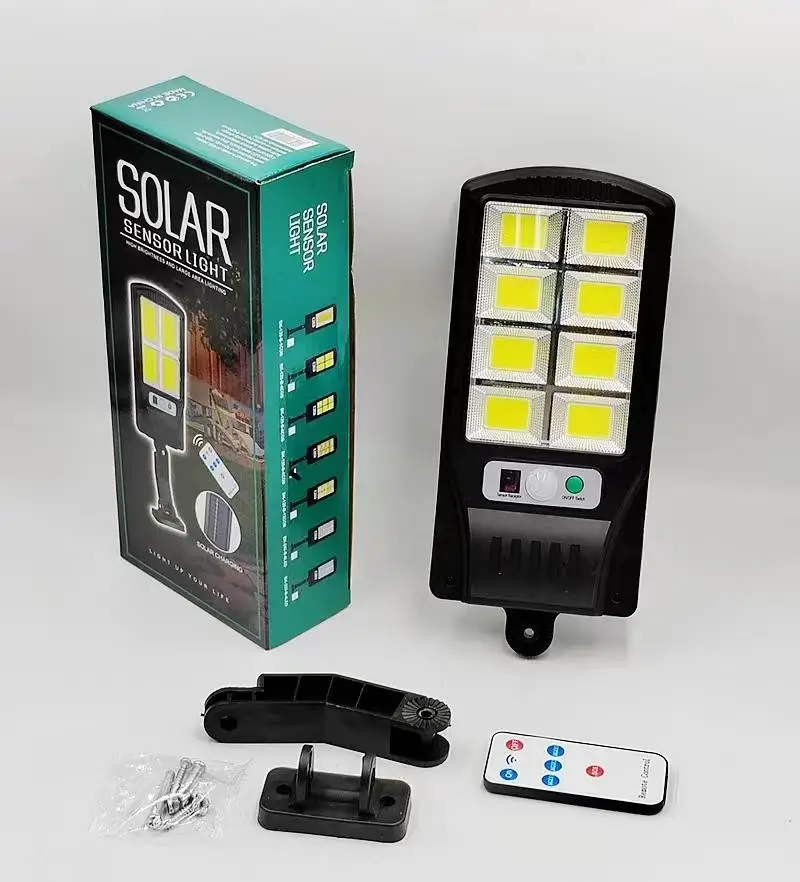Wellhise 1200-2 Solar Uzaktan Kumandalı Şarjlı Ledli Bahçe Lambası Duvar Aplik