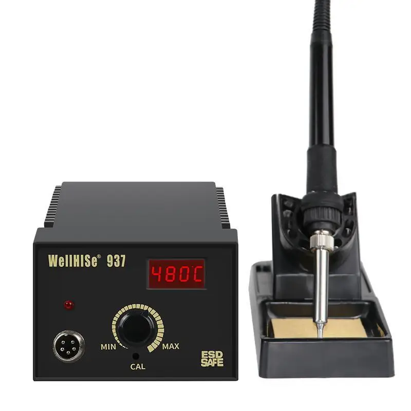 Wellhise Sm 937 Isı Ayarlı Dijital Ekranlı Havya İstasyonu