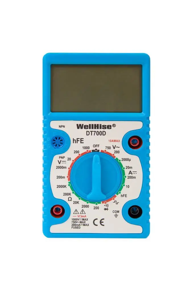 Wellhise Dt-700D Geniş Ekran Multimetre Ölçü Aleti Avometre