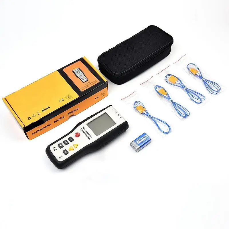 Wellhise Ht-9815 4 Girişli Dijital Termometre 4 Girişli Termometre
